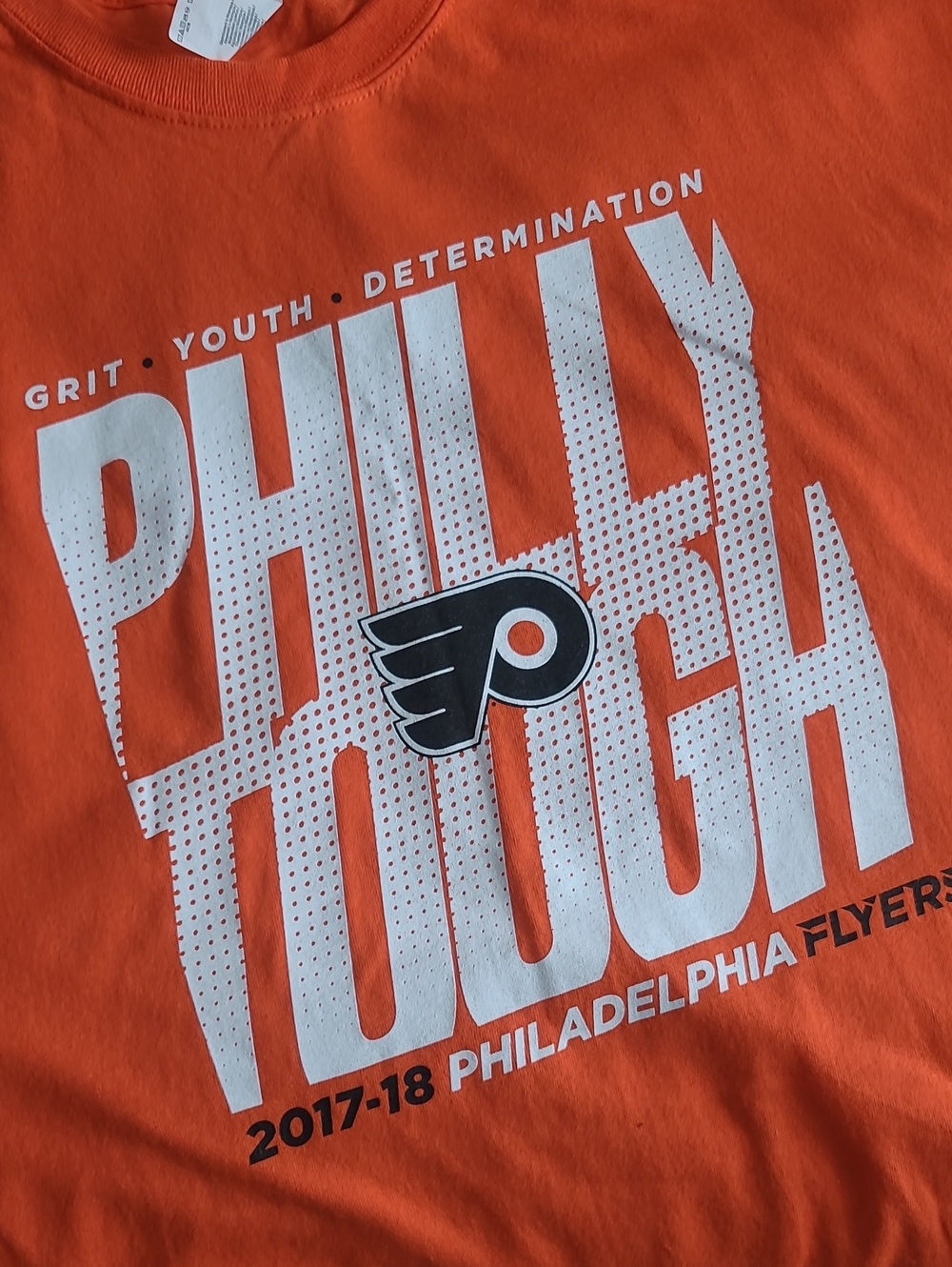 Philadelphia Flyers 2017-18 throwback Tshirt XL